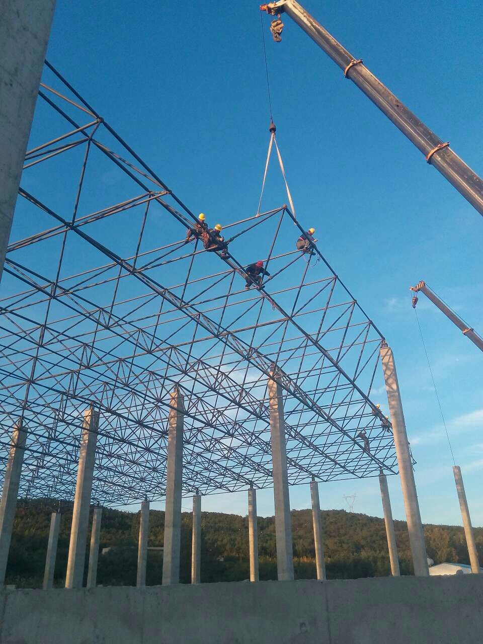 广丰县汪清物流园网架